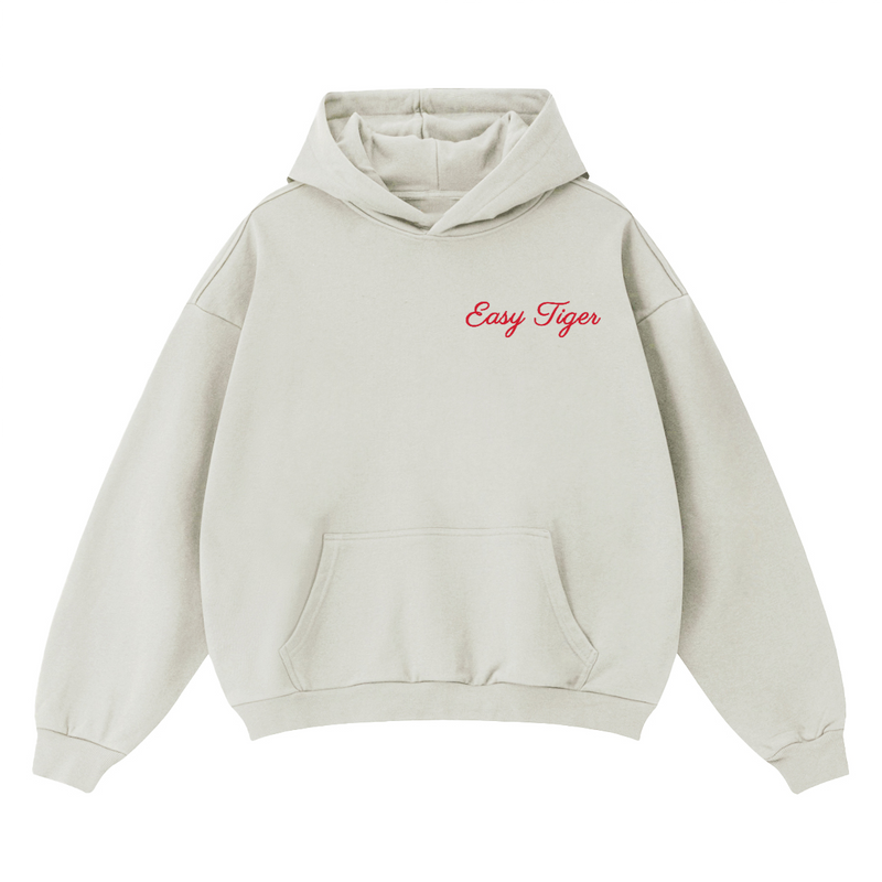 Unisex Cropped Drop Shoulder Heavyweight Oversized Hoodie (460GSM)