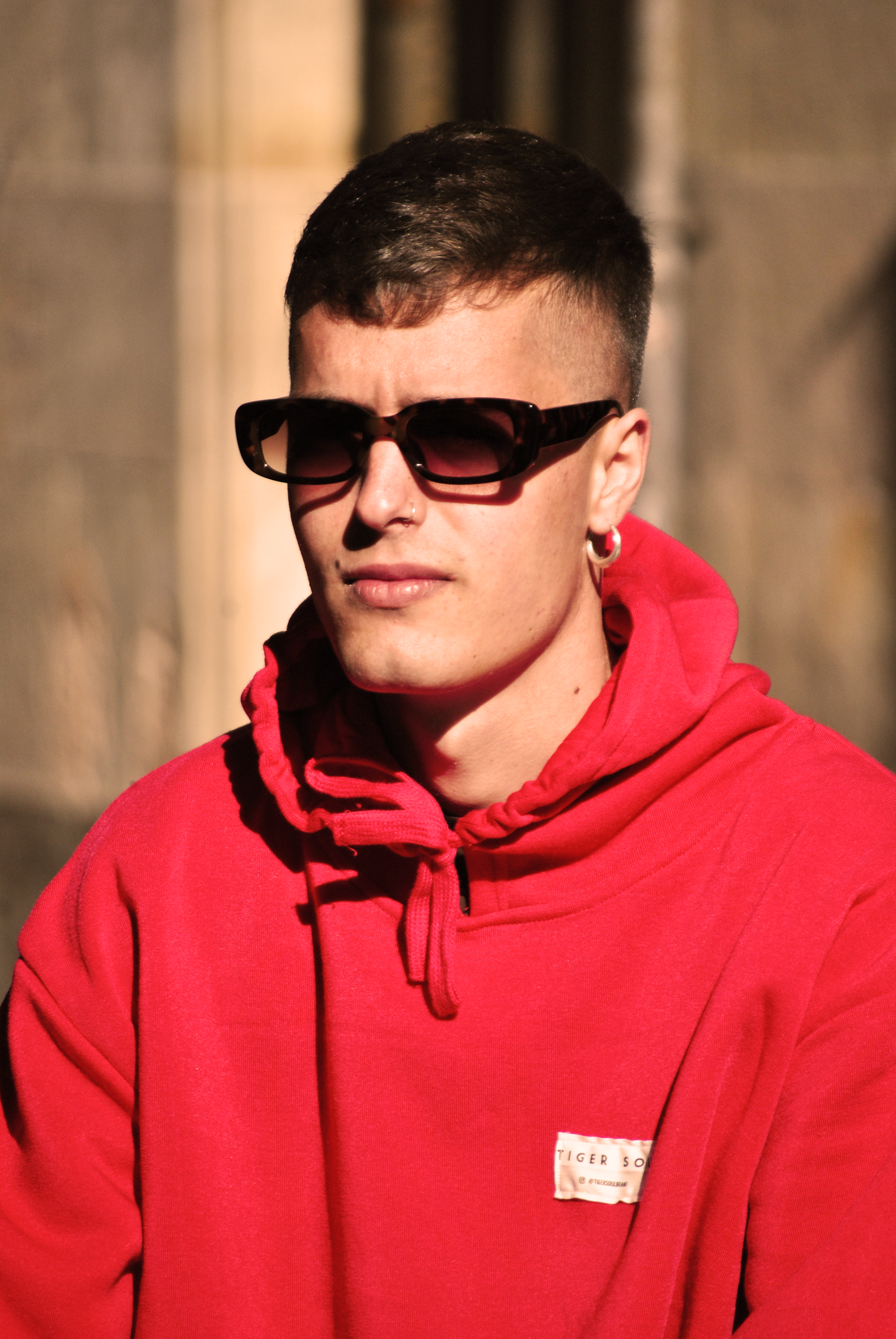 Red Hoodie (GENDERLESS) - Tiger Soul Barcelona