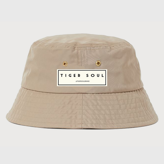 Classic Beige Bucket Hat - Tiger Soul Barcelona