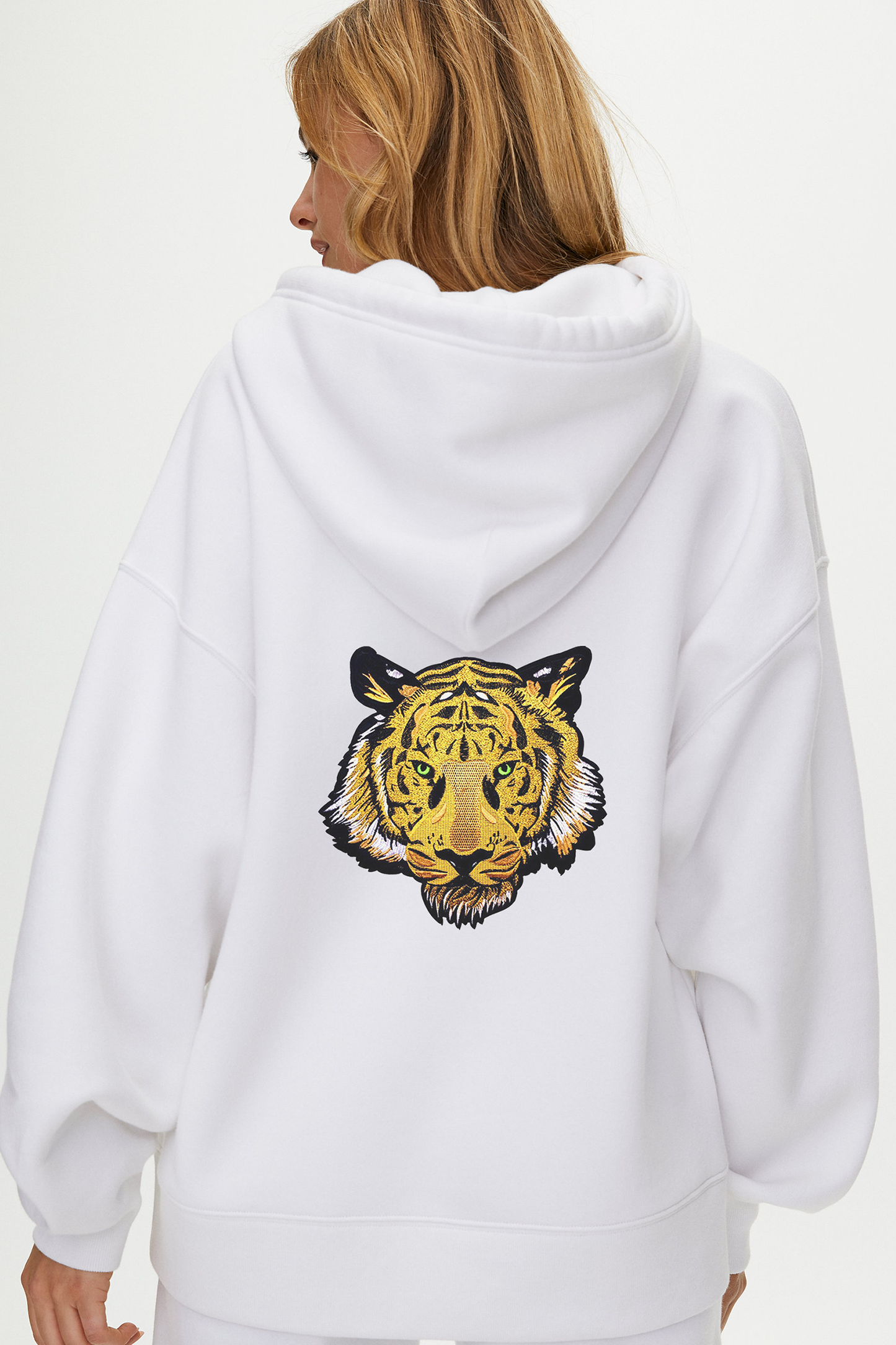 White Face Hoodie (GENDERLESS) - Tiger Soul Barcelona